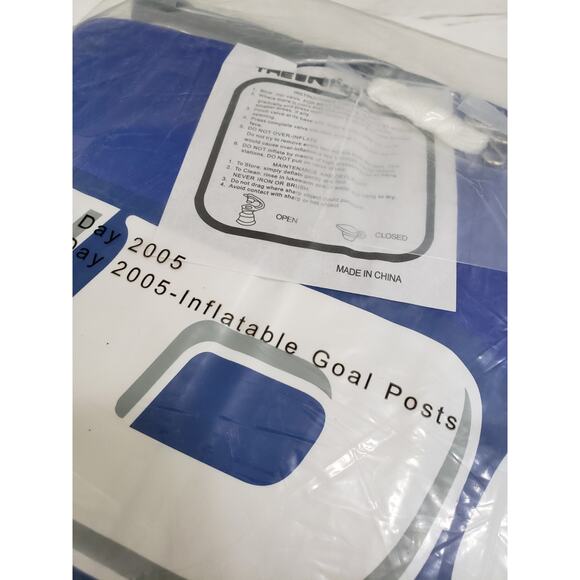 Labor Day Pepsi Inflatable Football Goal Post Super Bowl 2005 Summer‎ Yard - Picture 2 of 4